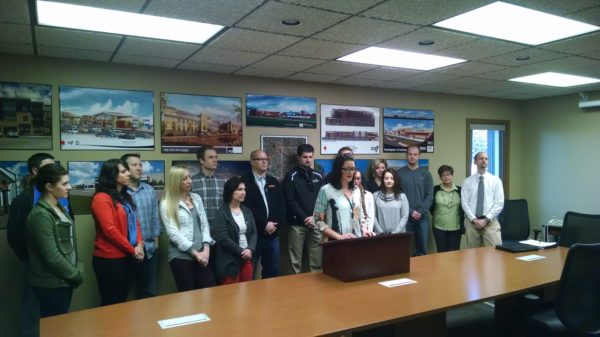 Citizen's for Minot's Future announce support for Park District's MARC proposal.