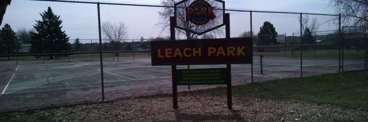 Leach Park tennis courts will get a total makeover including striping for Pickle ball.