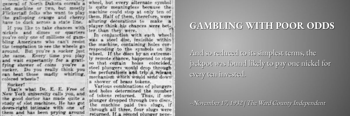November 17, 1932, The Ward County Independent