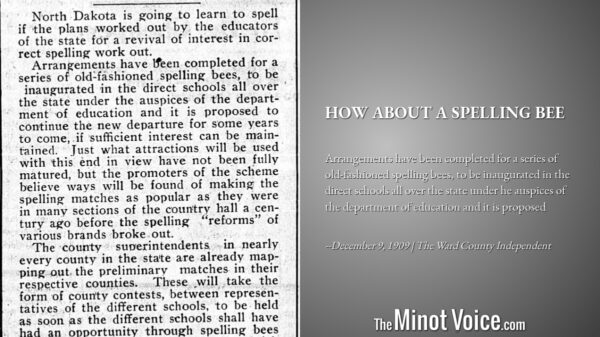 December 9, 1909, The Ward County Independent