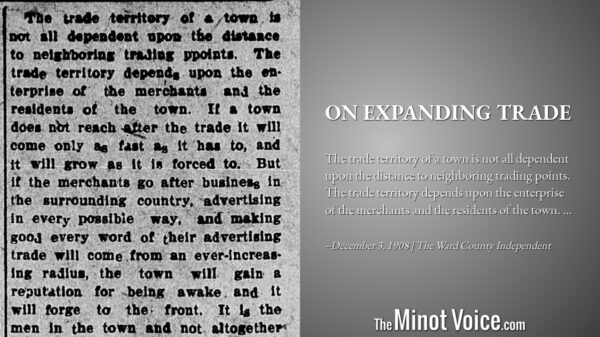 December 3, 1908, The Ward County Independent
