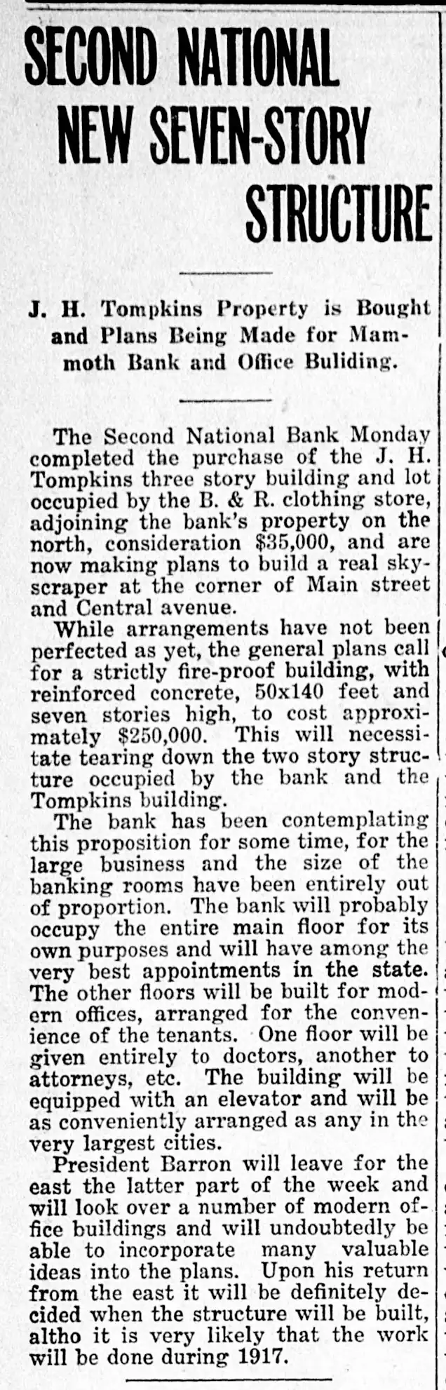 On This Day | New Seven-Story Structure – TheMinotVoice.com