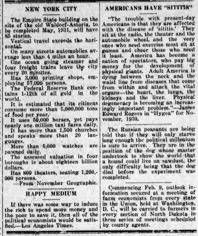1931 Vigenettes