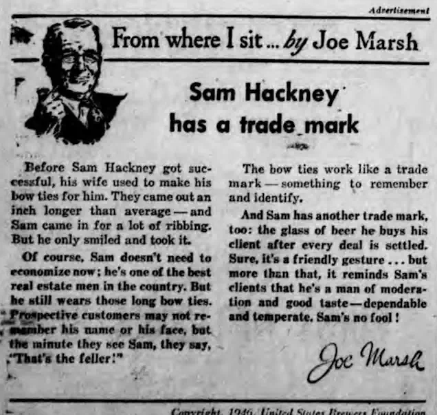 A Hospitable Trade Mark
