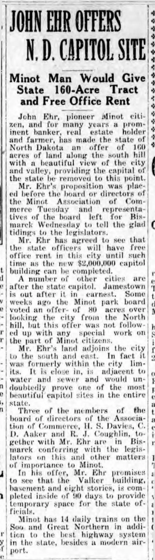 Making a Play for the Capital