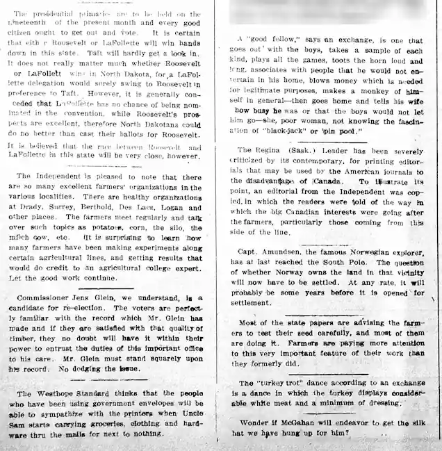 Predicting 2025 in 1912