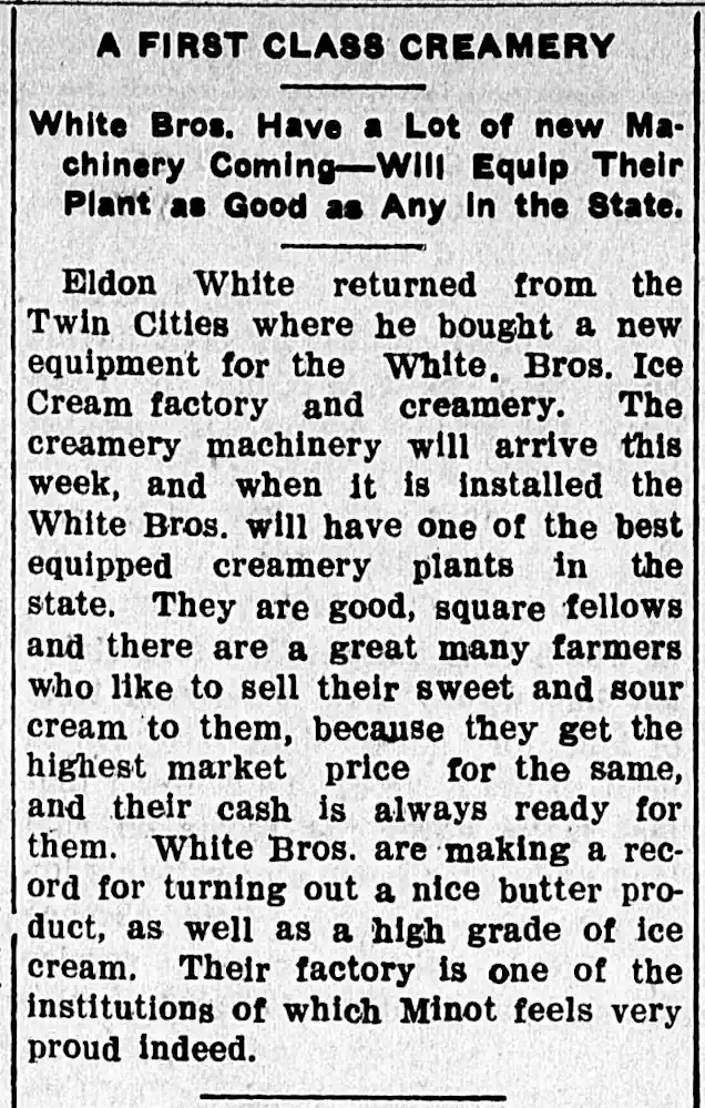 A First Class Creamery