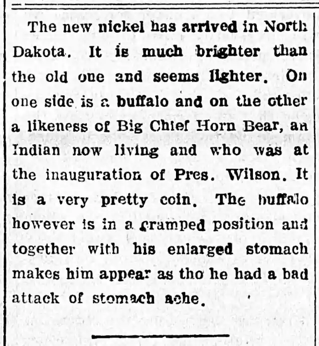 The Buffalo Nickel Has Arrived