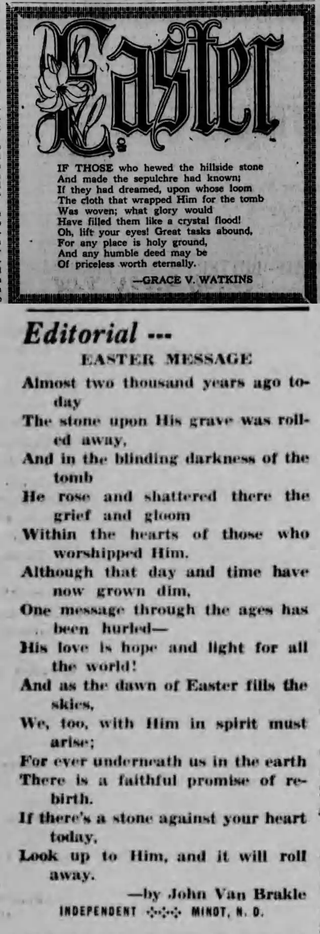 On Easter