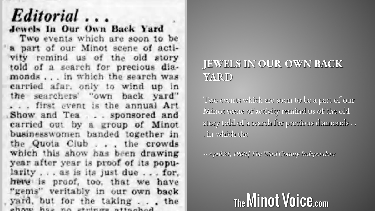 On This Day | Jewels in Our Own Back Yard – TheMinotVoice.com