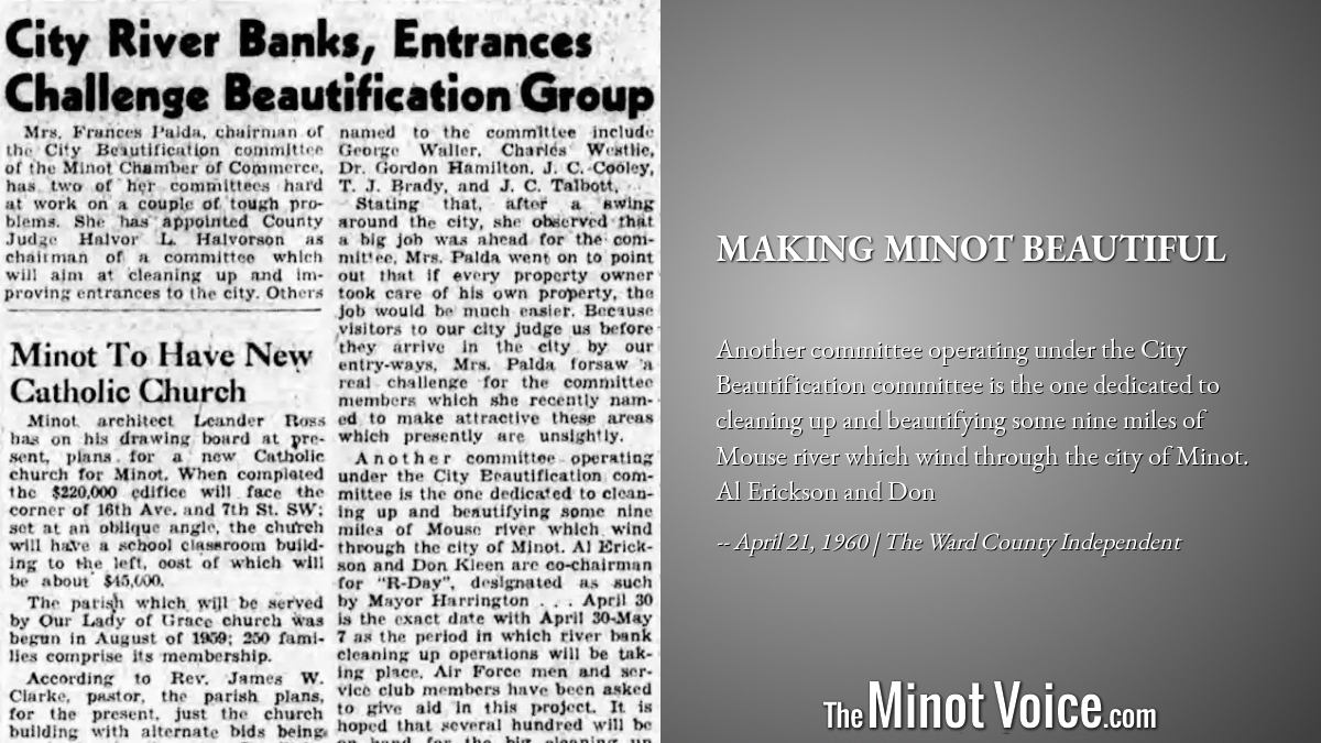 On This Day | Making Minot Beautiful – TheMinotVoice.com