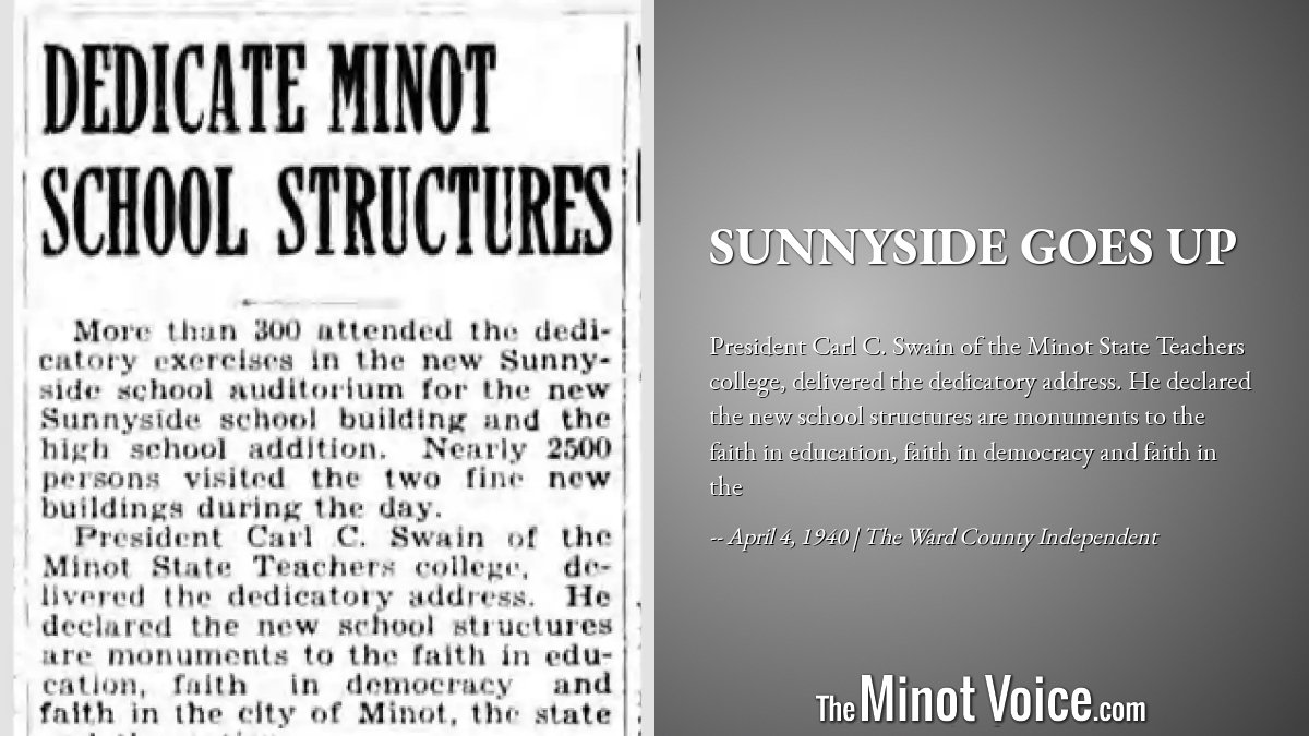 On This Day | Sunnyside Goes Up – TheMinotVoice.com