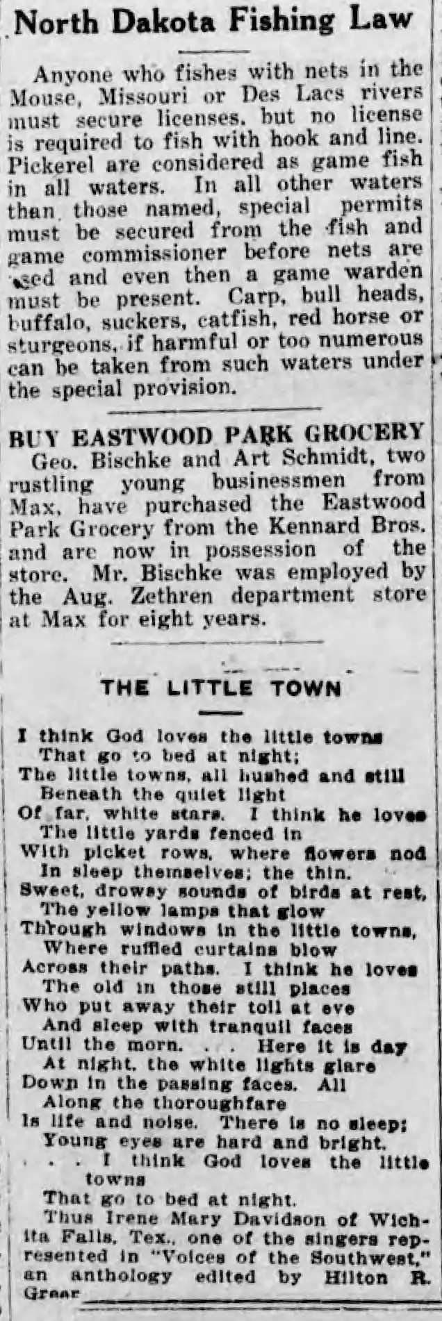 Fishing for Groceries and Early Bed Times