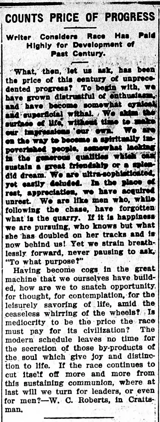 On Savoring Minot