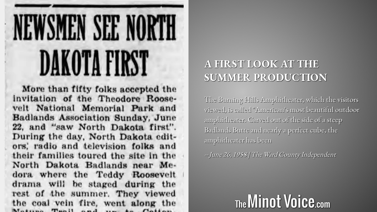 On This Day | A First Look at the Summer Production – TheMinotVoice.com