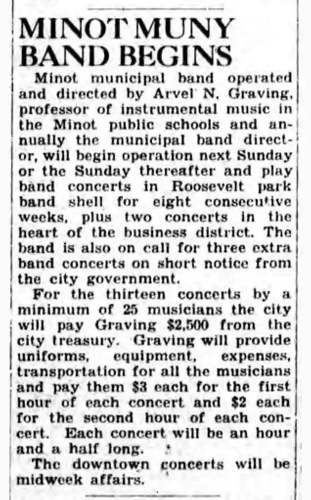 Municipal Band Season Is Here!