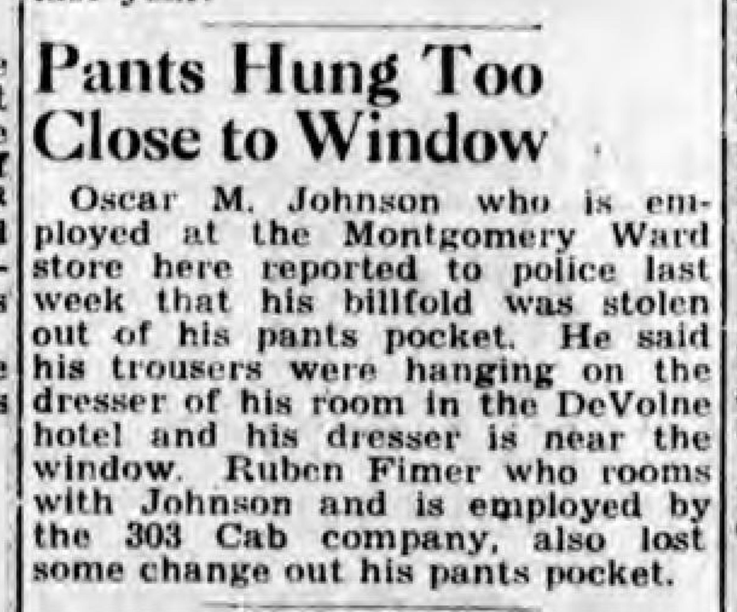 The Pants off My Dresser