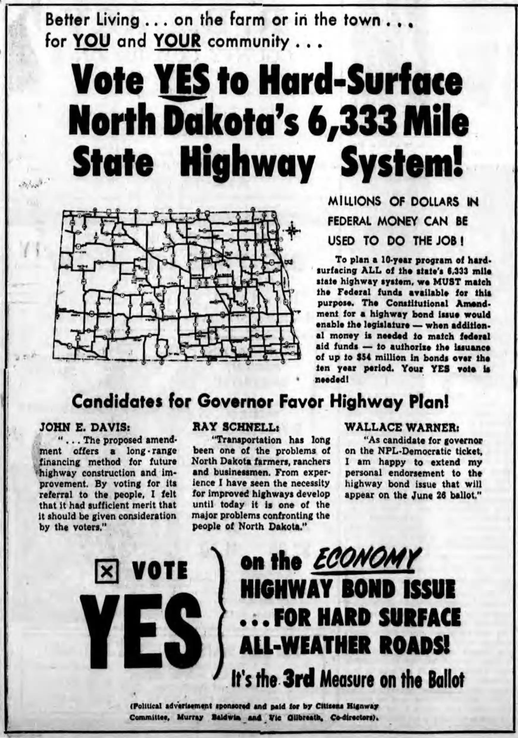 Vote Yes For Roads