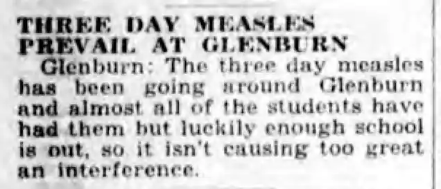 Measles Making Rounds