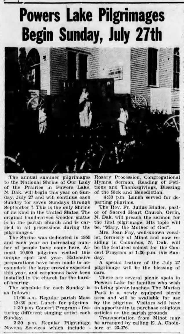 Pilgrimage to Powers Lake