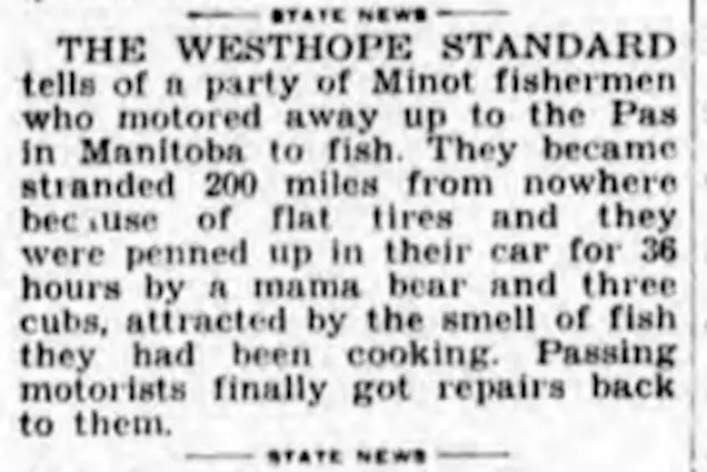 Uninvited Guest Attends Roadside Fish Fry