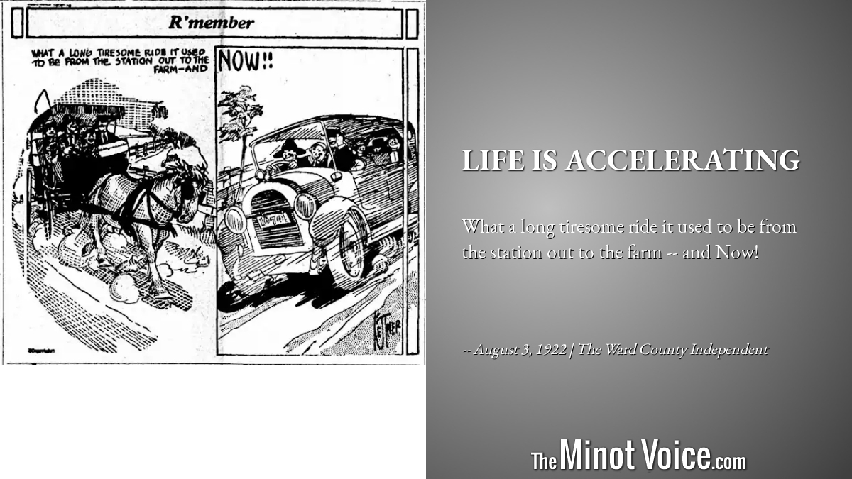 On This Day | Life is Accelerating – TheMinotVoice.com