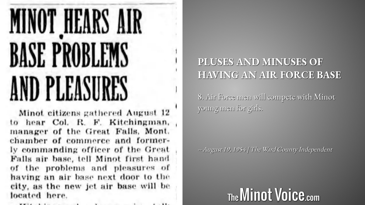On This Day | Pluses and Minuses of Having an Air Force Base ...