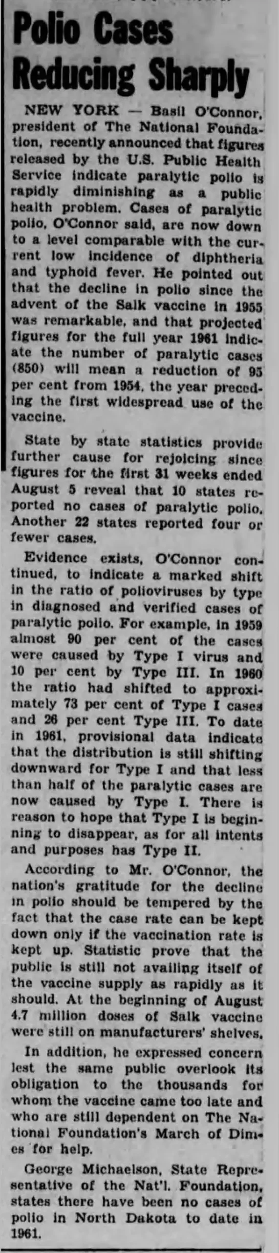 Vaccine Kills Polio (A We Told-You-So From the Past)