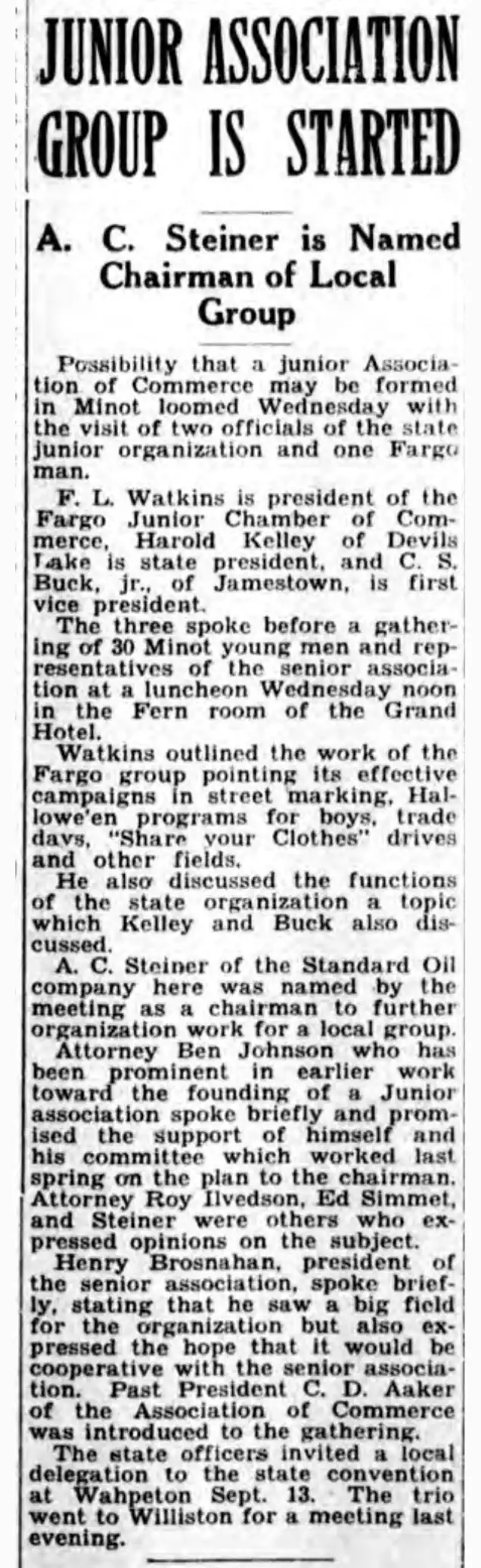 Jaycees Organizing