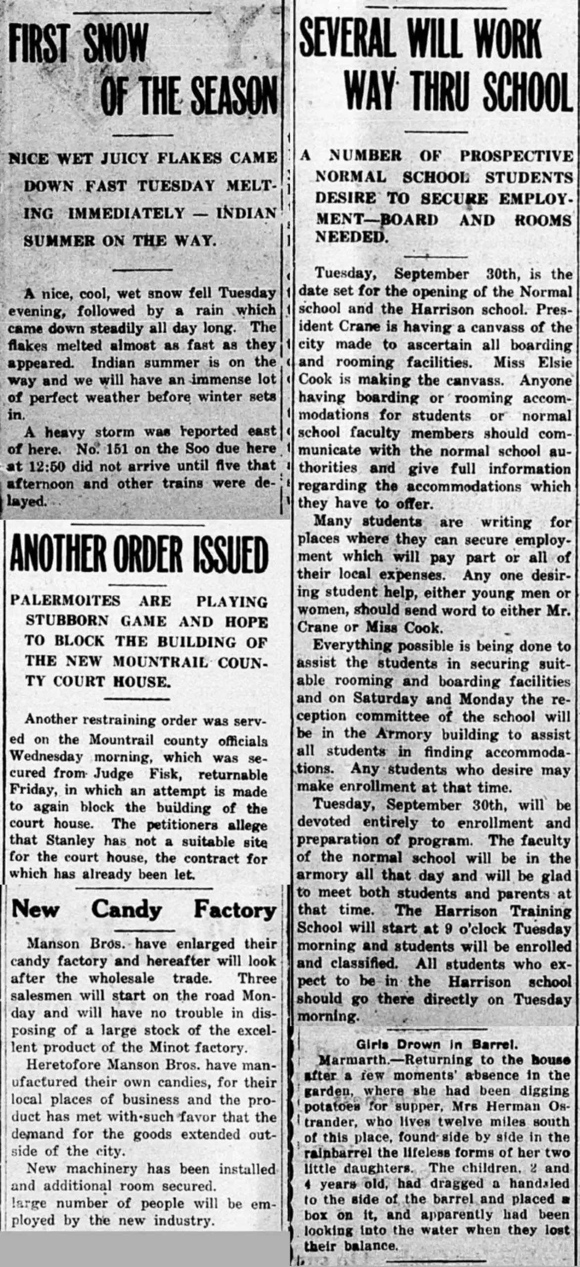 Local Candy and Other News of the Day