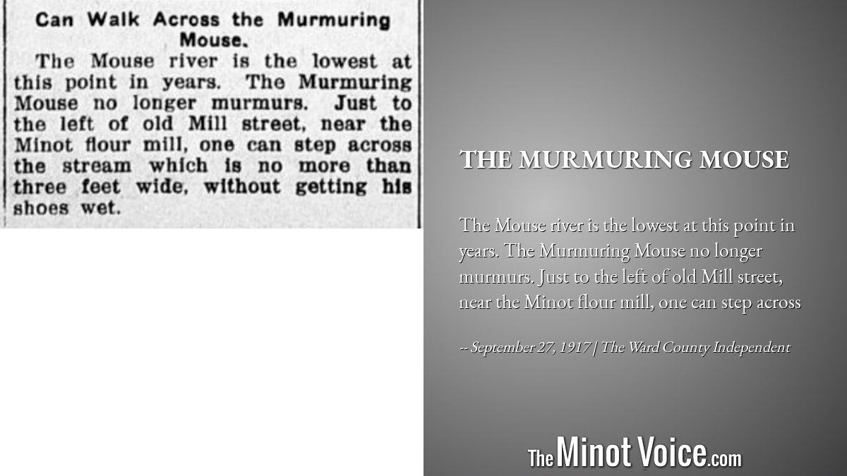 On This Day | The Murmuring Mouse – TheMinotVoice.com