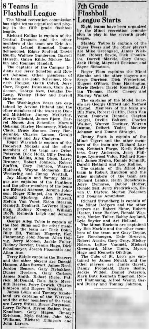 Kids Turning out for Flashball