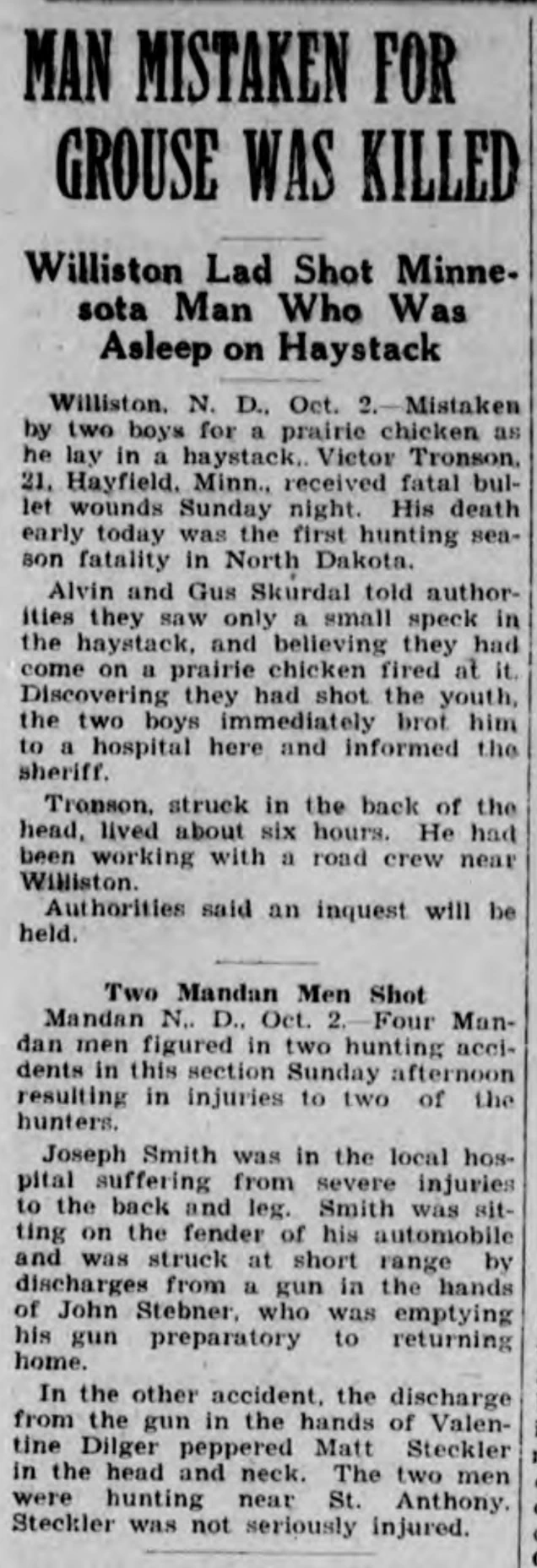 Tragic Need for Hunter Safety Training