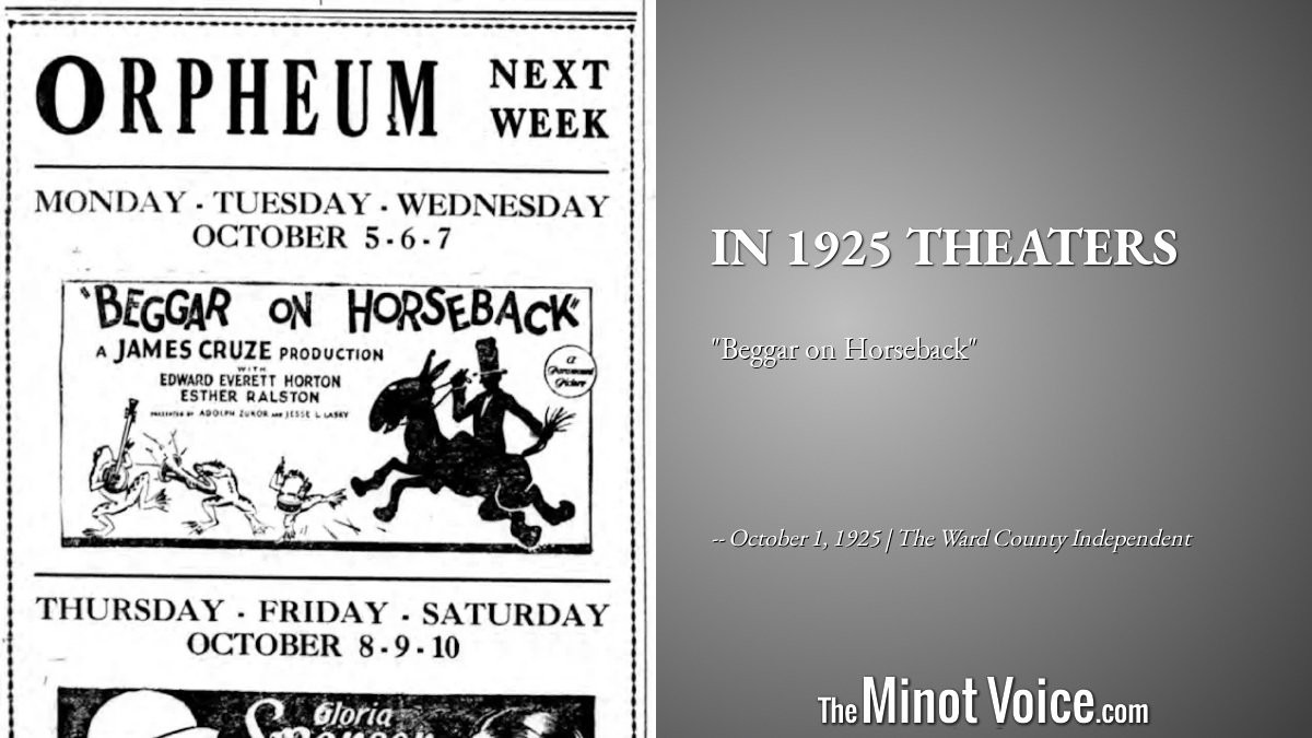 On This Day | In 1925 Theaters – TheMinotVoice.com