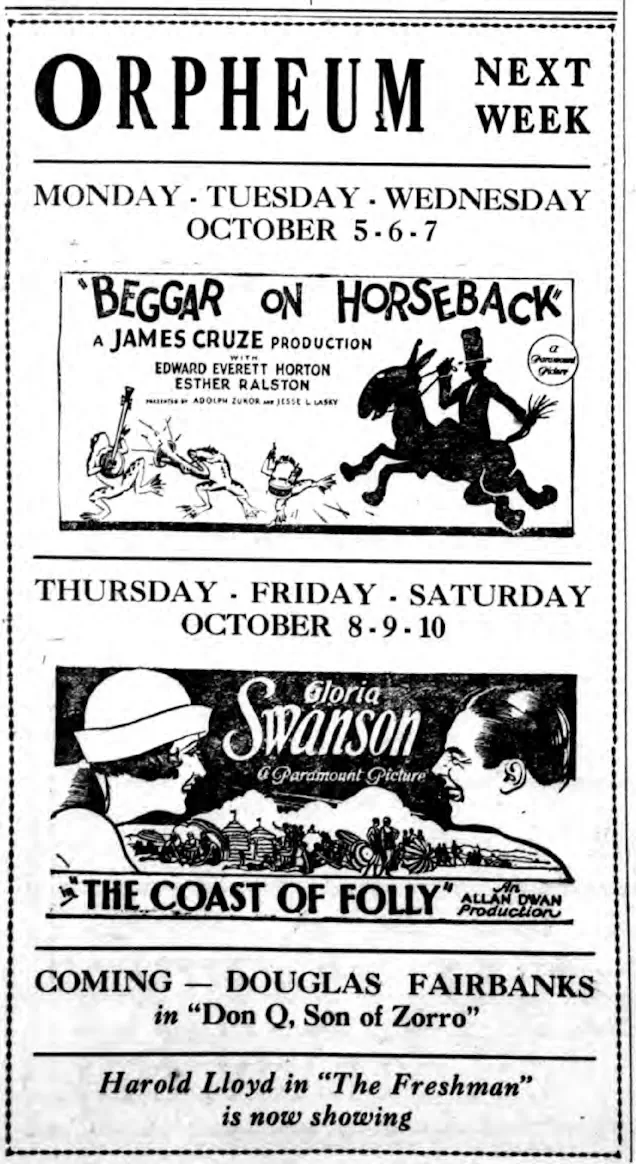 In 1925 Theaters