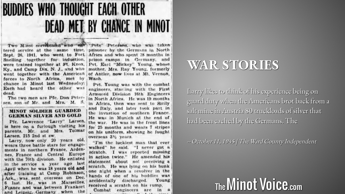 On This Day | War Stories – TheMinotVoice.com