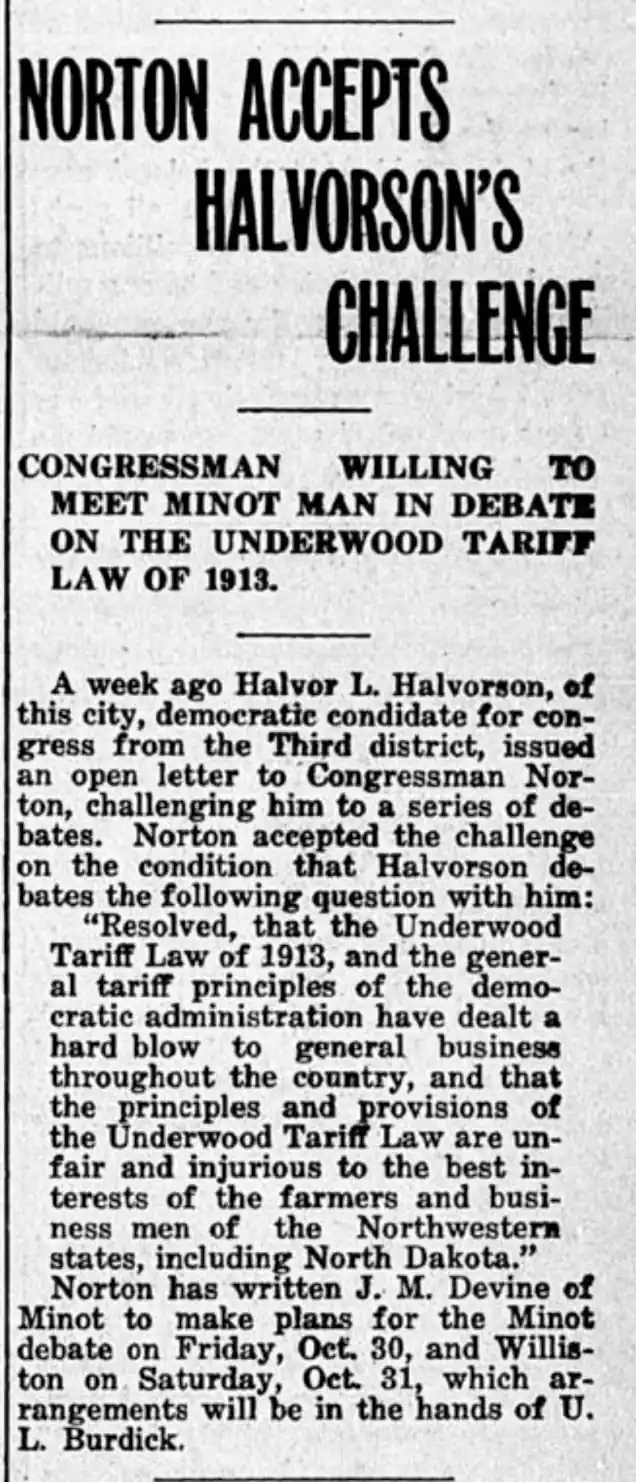 Debating Tarriffs