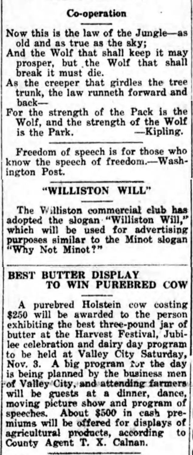 Williston Will and Butter Better Together