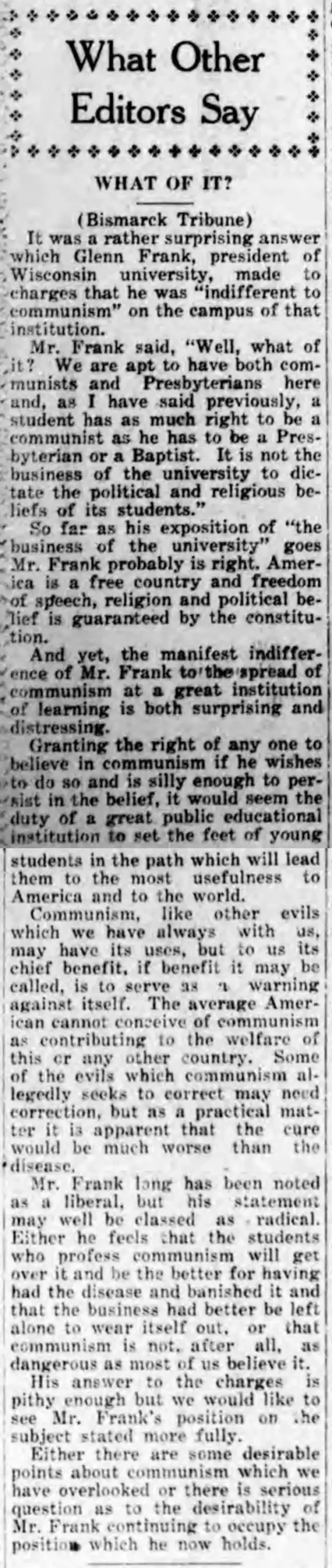 Cancel the Liberal Over Tolerating a Communist Idea on Campus