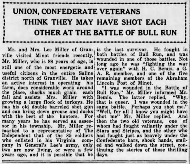 Local Civil War History
