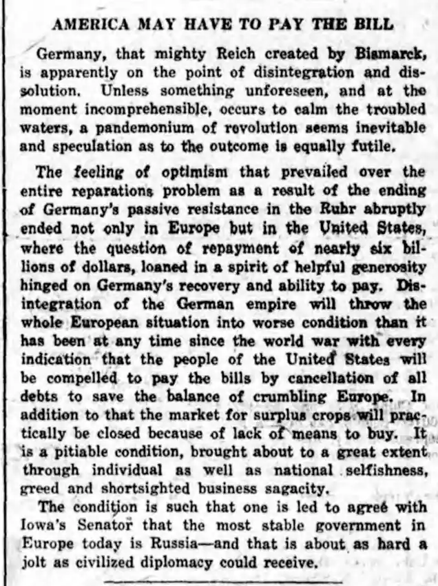 On Fragility of Europe 