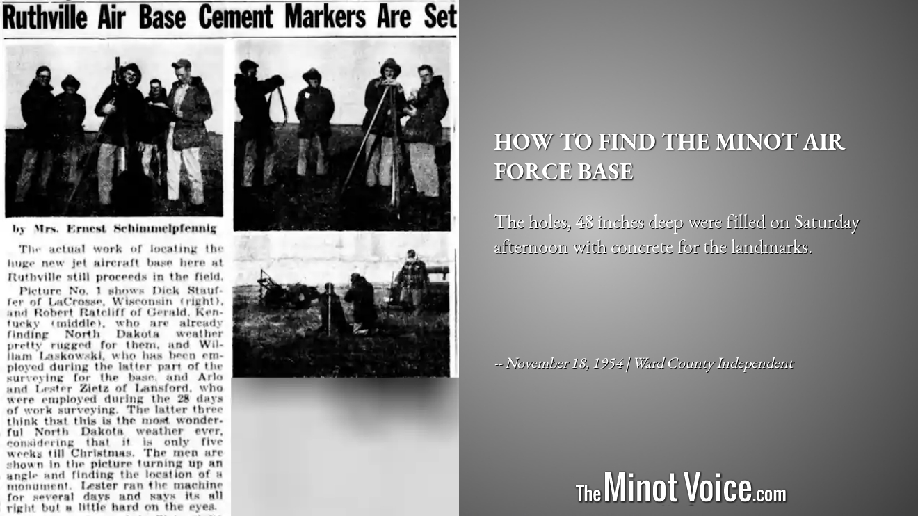 On This Day | How to Find the Minot Air Force Base – TheMinotVoice.com