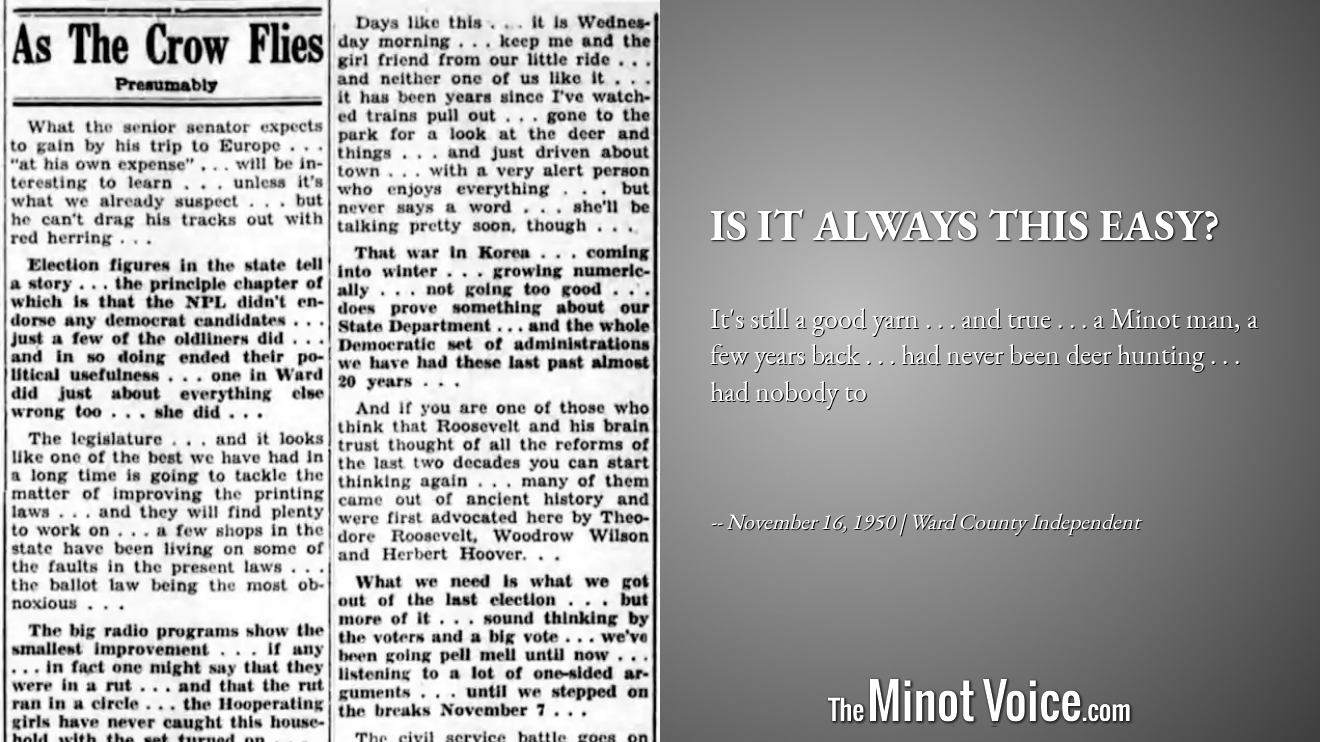 On This Day – Page 12 – TheMinotVoice.com